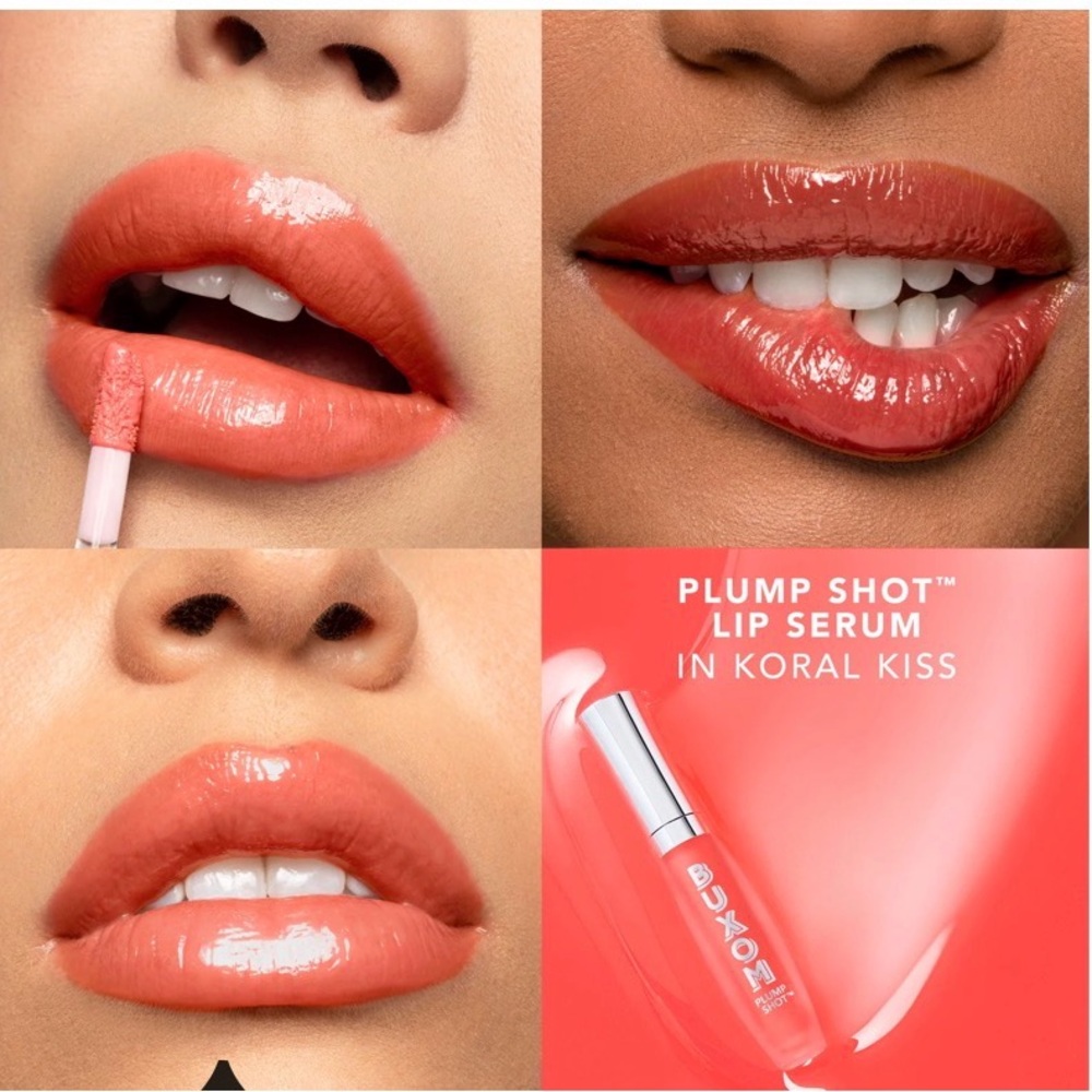 Buxom Plump Shot Collagen Infused Lip Serum - Koral Kiss - Picture 3 of 5